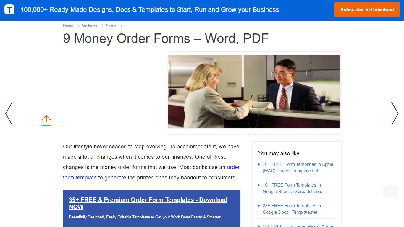 Money Order Forms - 8+ Free Word, PDF Format Download | Free & Premium ...